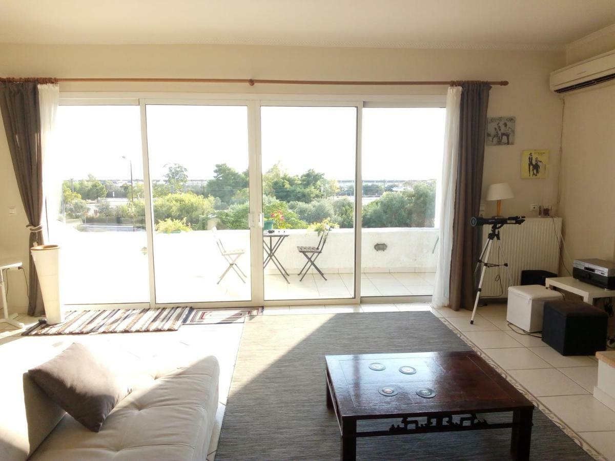 אתונה Sunset Sea View Apartment מראה חיצוני תמונה